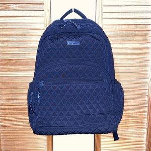 dark blue Vera Bradley backpack